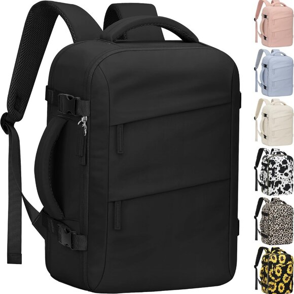 Handbags - Travel Backpack for Women Men Carry on Flight Approved Lightweight 15.6 Inch Lap